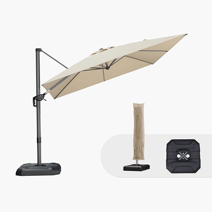 PURPLE LEAF 9'×9' Patio Umbrella by PURPLELEAF