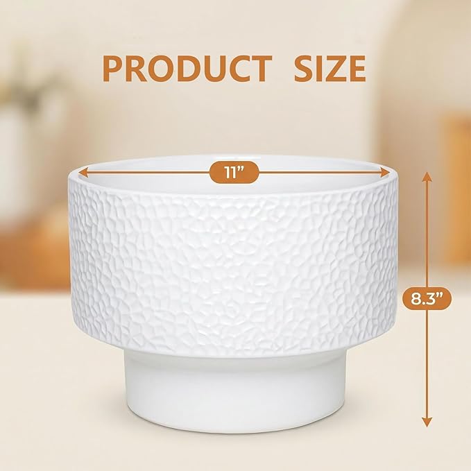 11 Inch Ceramic Plant Pots, Planter Pot - Image 4