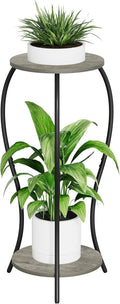 Plant Stand Indoor, 2 Tier Round Tall Plant Stand, Flower Pot Stand, Plant by VYUOL