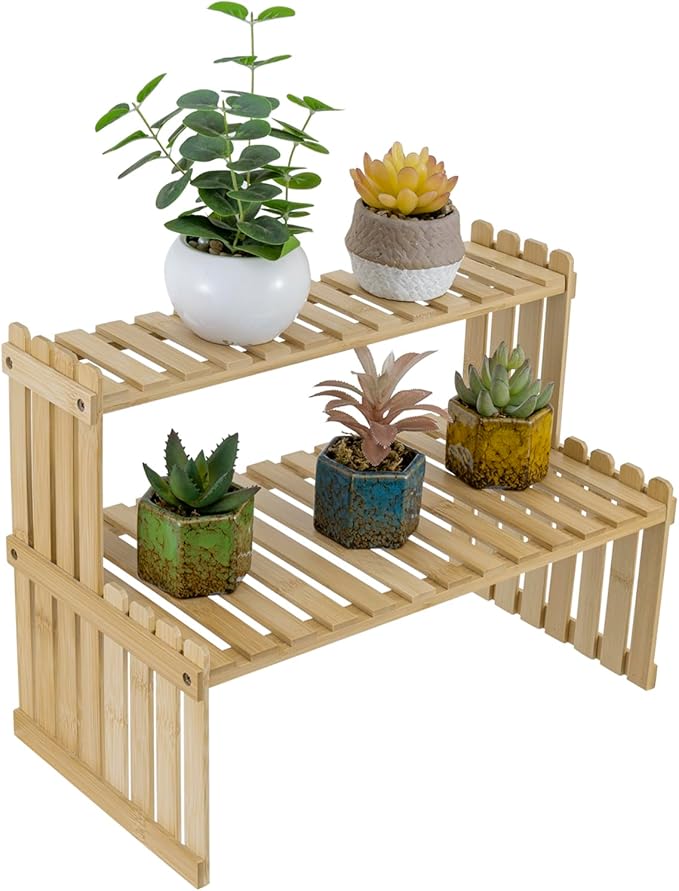 MyGift Natural Bamboo Indoor Plant Stand by MyGiftHome