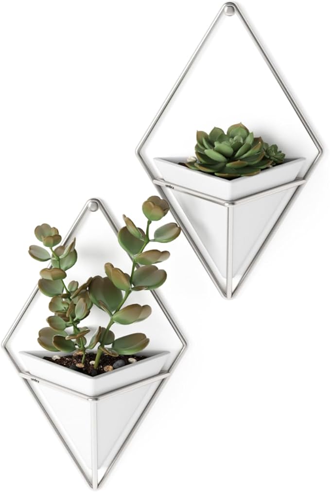 Umbra Trigg Hanging Planter Vase Wall Decor, Faux Plants, and More by Umbra