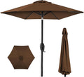 Best Choice Products 7.5ft Heavy-Duty Round Outdoor Market Table Patio Umbrella by BestChoiceProducts