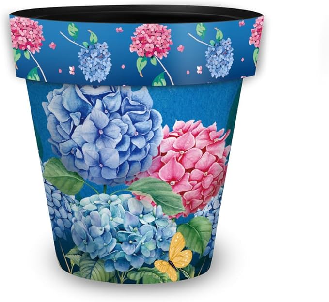 Briarwood Lane Colorful Hydrangeas Small Planter - Image 4