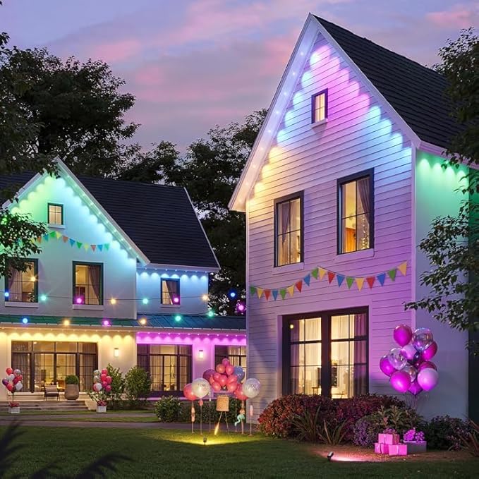Permanent Outdoor Lights, 50ft Smart Eave Lights - Image 6