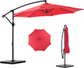 NEWBULIG 10FT Patio Umbrella, Offset Cantilever Outdoor Patio Table Umbrella by NEWBULIG