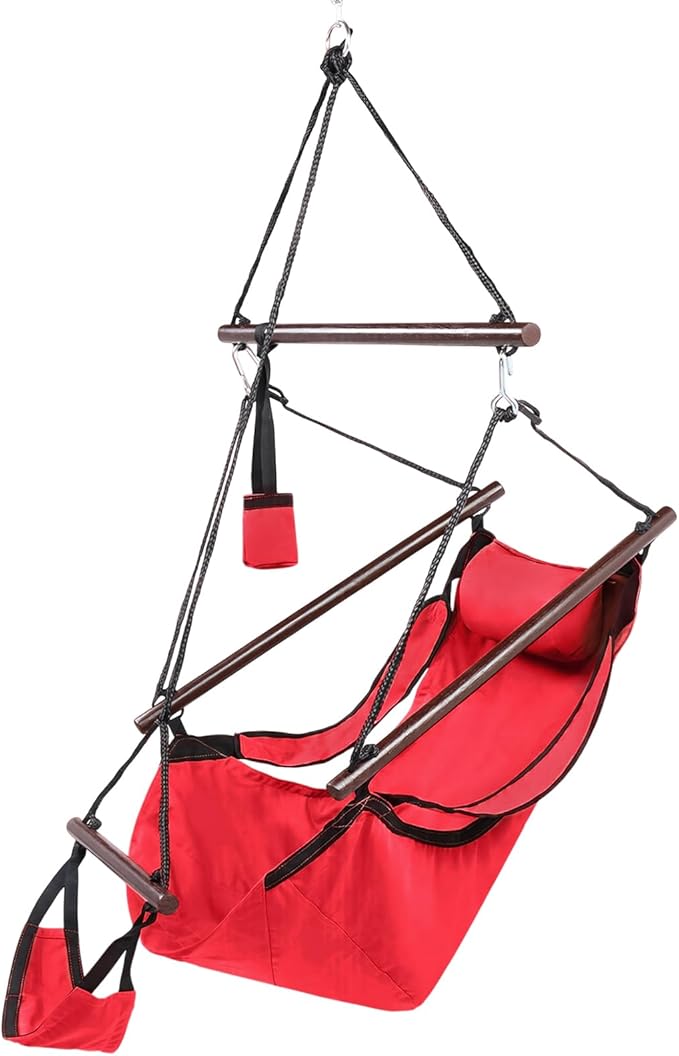 ONCLOUD Upgraded Unique Hammock Hanging Sky Chair, Air Deluxe Swing Seat - Image 9