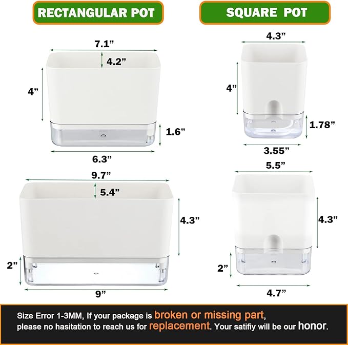 Planterhoma Self Watering Plant Pots - Image 3