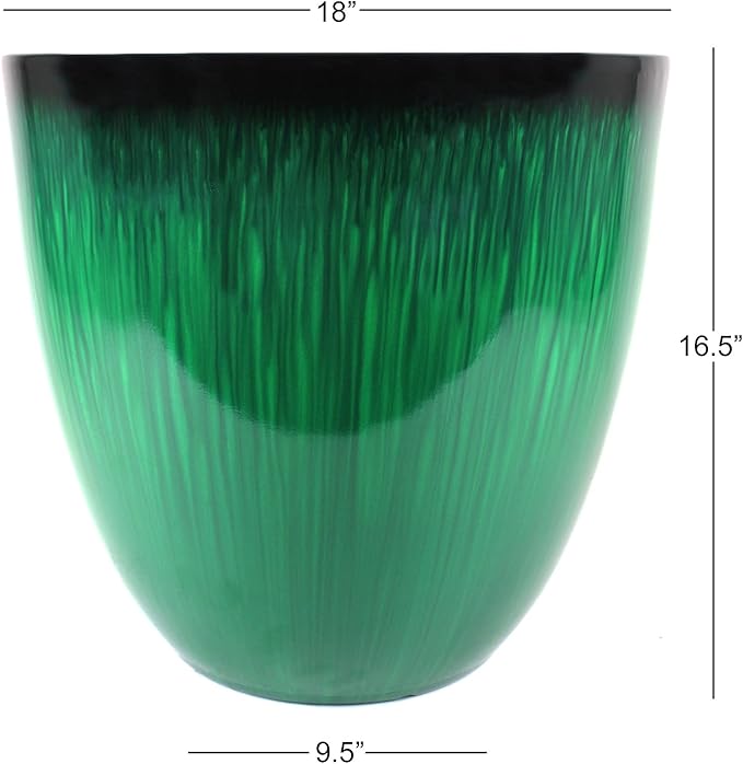 Gardener Select EPR18-205 Egg Planter Green Flower - Image 4
