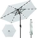 Best Choice Products 7.5ft Outdoor Solar Market Table Patio Umbrella by BestChoiceProducts