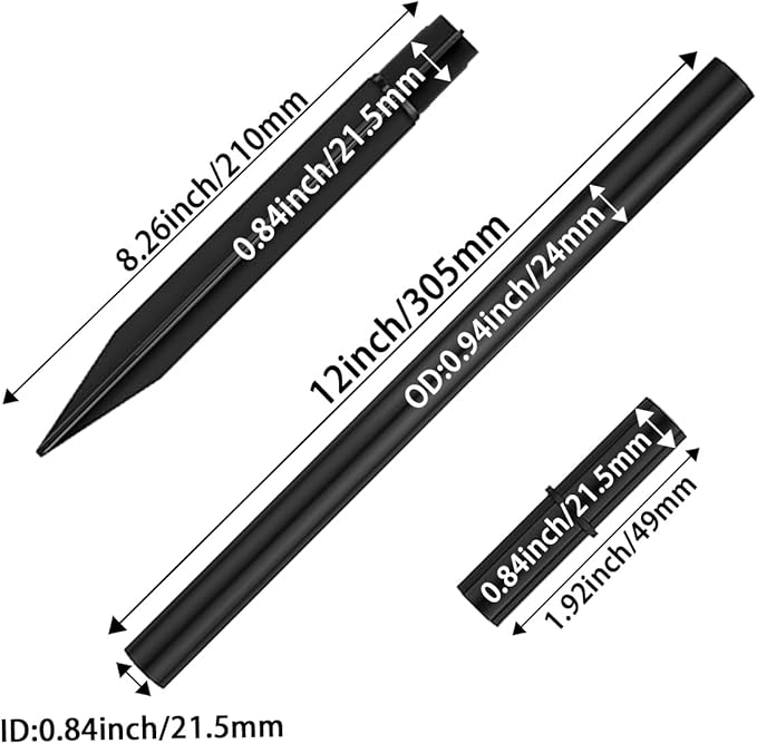 Flame Lamp Extension, Ground Stake and Joint Connector Kit to Make Solar - Image 2