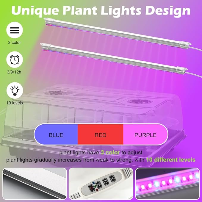 3 Pack 12 Cell Seed Starting Trays - Image 5