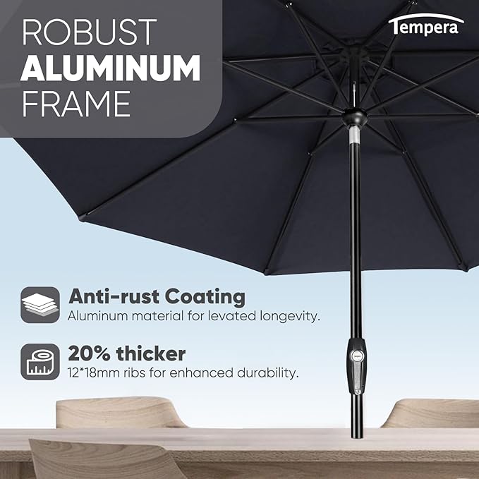 Tempera Patio Market Outdoor Table Umbrella - Image 5