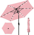 Best Choice Products 7.5ft Outdoor Solar Market Table Patio Umbrella by BestChoiceProducts