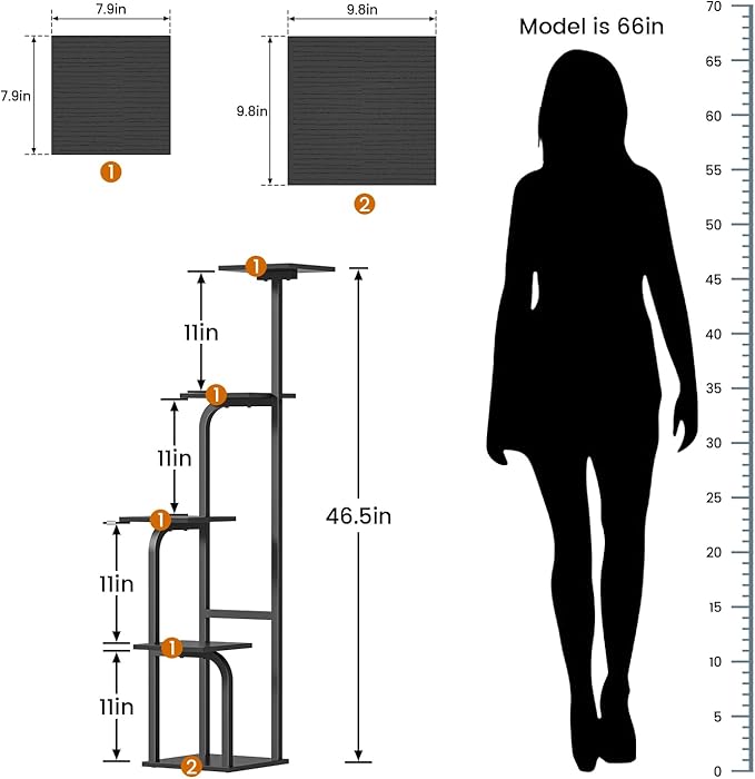 5 Tier Plant Stand Indoor, Plant Shelf - Image 3