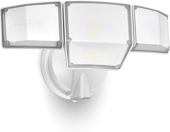 LUTEC 80W Dusk to Dawn Flood Lights Outdoor, 9000LM Super Bright LED Security by LUTEC