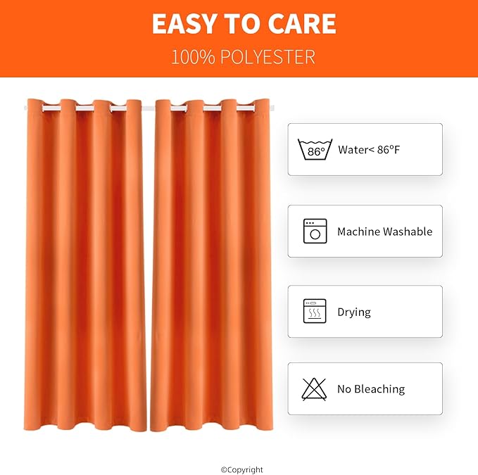 Waterproof Outdoor Curtain W52 x L63 - Image 7