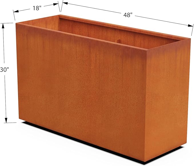 Plantercraft Corten Steel Planters Large Rectangular - Image 5