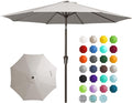 JEAREY 9FT Outdoor Patio Umbrella Outdoor Table Umbrella by JEAREYOutdoorsCollection