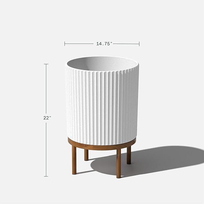 Veradek Demi Series Round Planter w/ Stand - Image 2