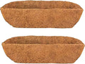 2pcs Trough Coco Liner 24 inch Wall Planter Replaceable Coco Liner by HHTHH
