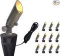 COLOER Mini Size Die-cast Brass Landscape SpotLights Outdoor, 12Volt AC/DC Low by COLOER