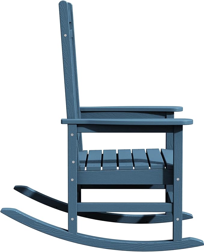 KINGYES HDPE Rocking Chairs Outdoor, Patio Rocking Chairs - Image 11