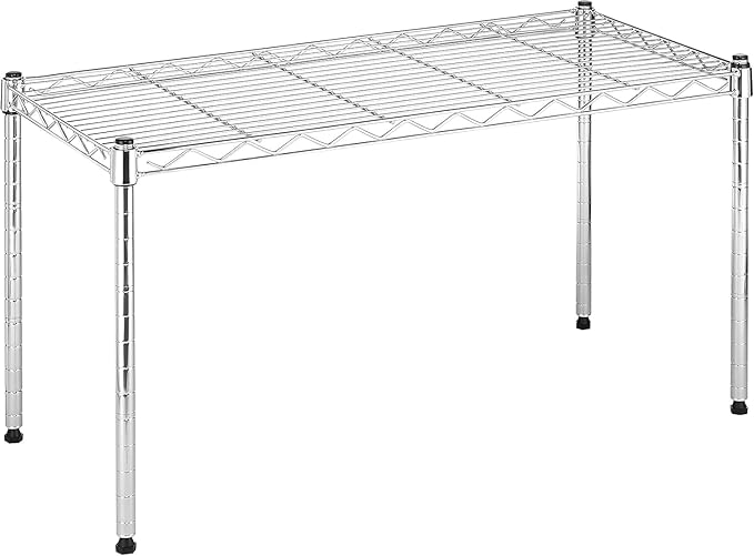 Xcity Storage Shelves, 1 Tier Heavy Duty Metal Shelving Unit, 350 LBS Capacity by Unknown