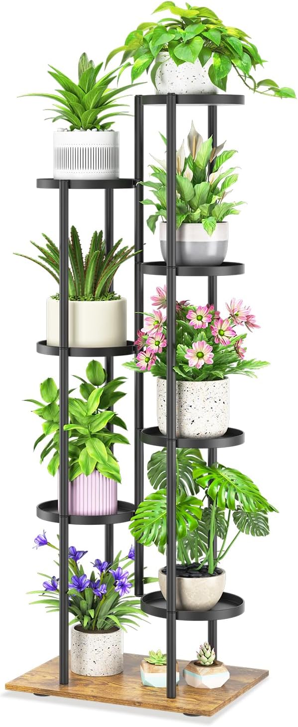 iDavosic.ly 7 Tier Plant Stand Indoor Outdoor, Tiered Corner Multiple Flower by iDavosicly