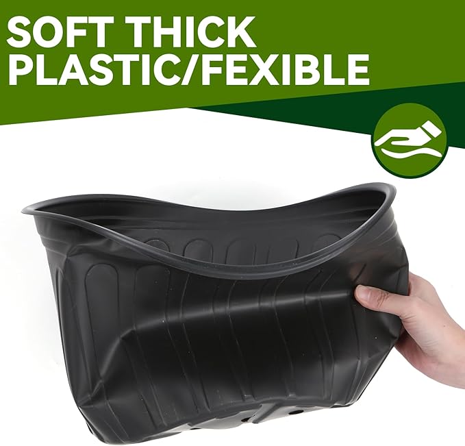 30 Pack 5 Gallon Plastic Nursery Pots, 12.8 Inch Thickened Soft Plant Pots - Image 7