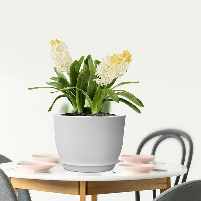 12 inch Large Plant Pots, Plastic Planters - Image 7