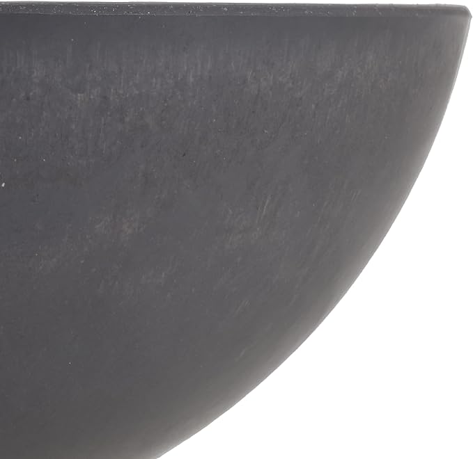 PSW Pot Collection M30DC 12-inch Plastic/Stone/Wood Composite Low Bowl Planter - Image 3