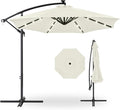 Best Choice Products 10ft Solar LED Offset Cantilever Hanging Market Patio by BestChoiceProducts