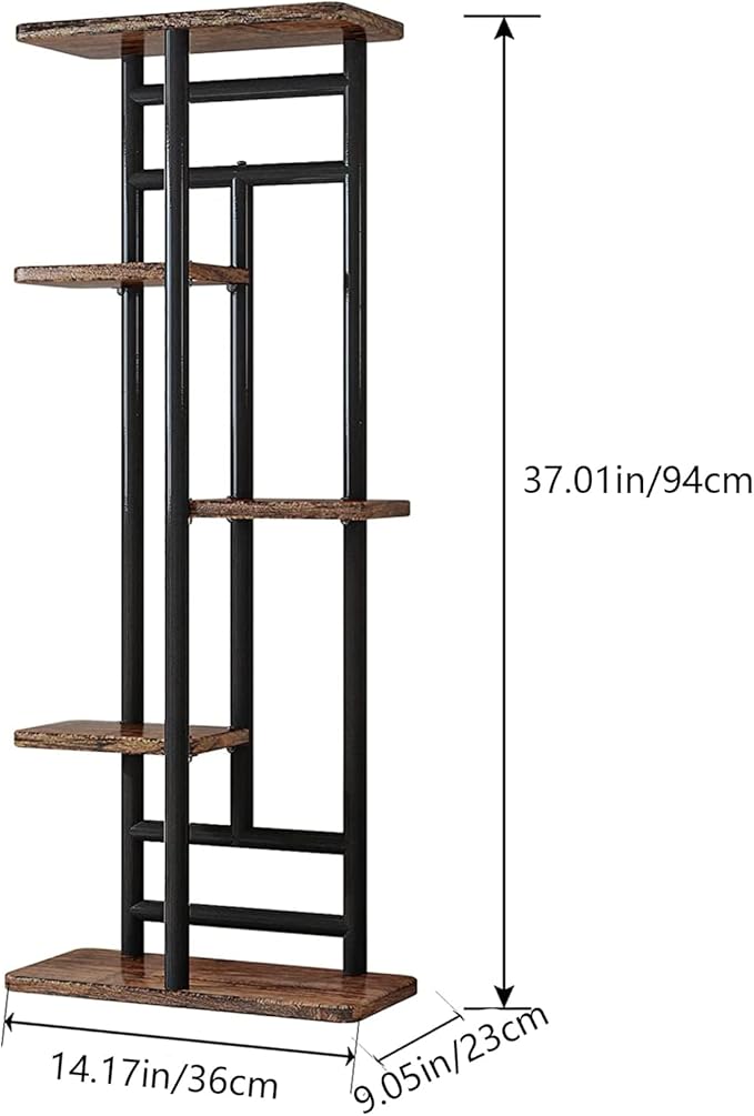 LINZINAR Plant Stand 5 Tier 6 Plant Multiple Flower Rack Holder Shelves Rack - Image 6