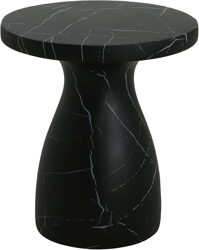 Christopher Knight Home Jayme Outdoor Side Table, Round Top Patio End Table - Image 3