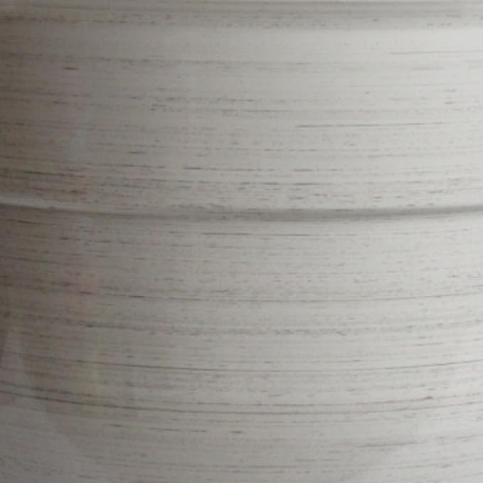 Garden Elements Indoor/Outdoor Glazed Brushed Happy Plastic Planter - Image 2