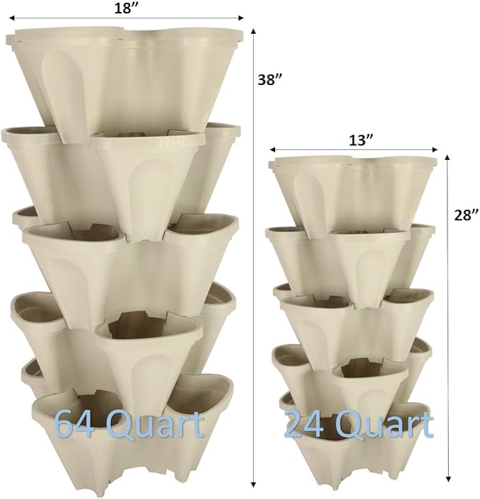 Mr. Stacky 5 Tiered Vertical Gardening Planter, Indoor & Outdoor - Image 5