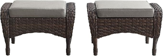 Belord Outdoor Ottomans for Patio Foot Rest by Belord
