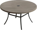 VICLLAX 53" Outdoor Round Patio Table by HOME