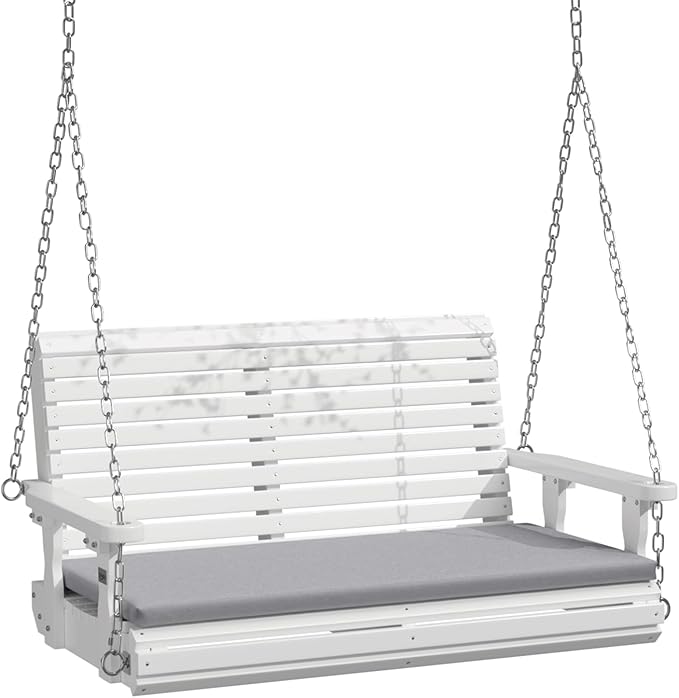 VINGLI Outdoor 4 FT Porch Swing, Heavy Duty 880 LBS Wooden Patio Swings by VINGLI