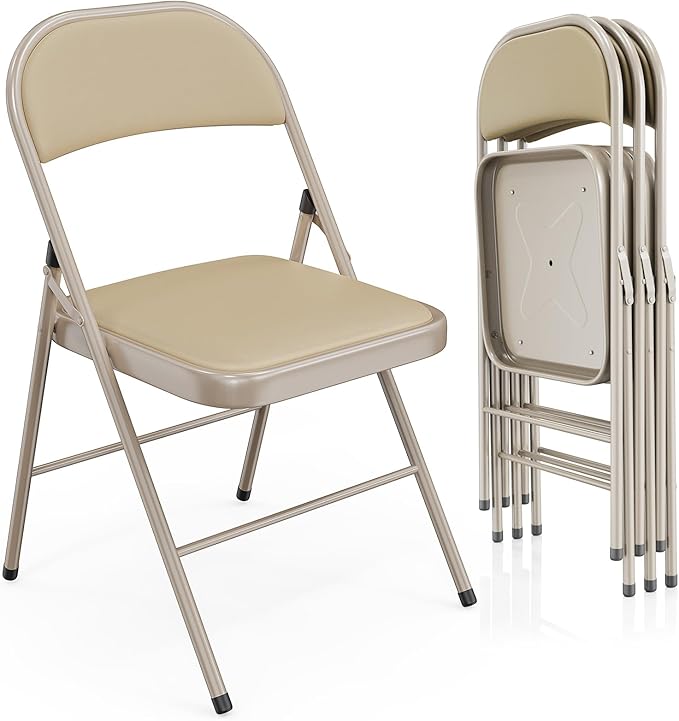 VINGLI 4 Pack Folding Chairs by VINGLI