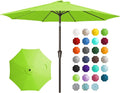 JEAREY 9FT Outdoor Patio Umbrella Outdoor Table Umbrella by JEAREYOutdoorsCollection