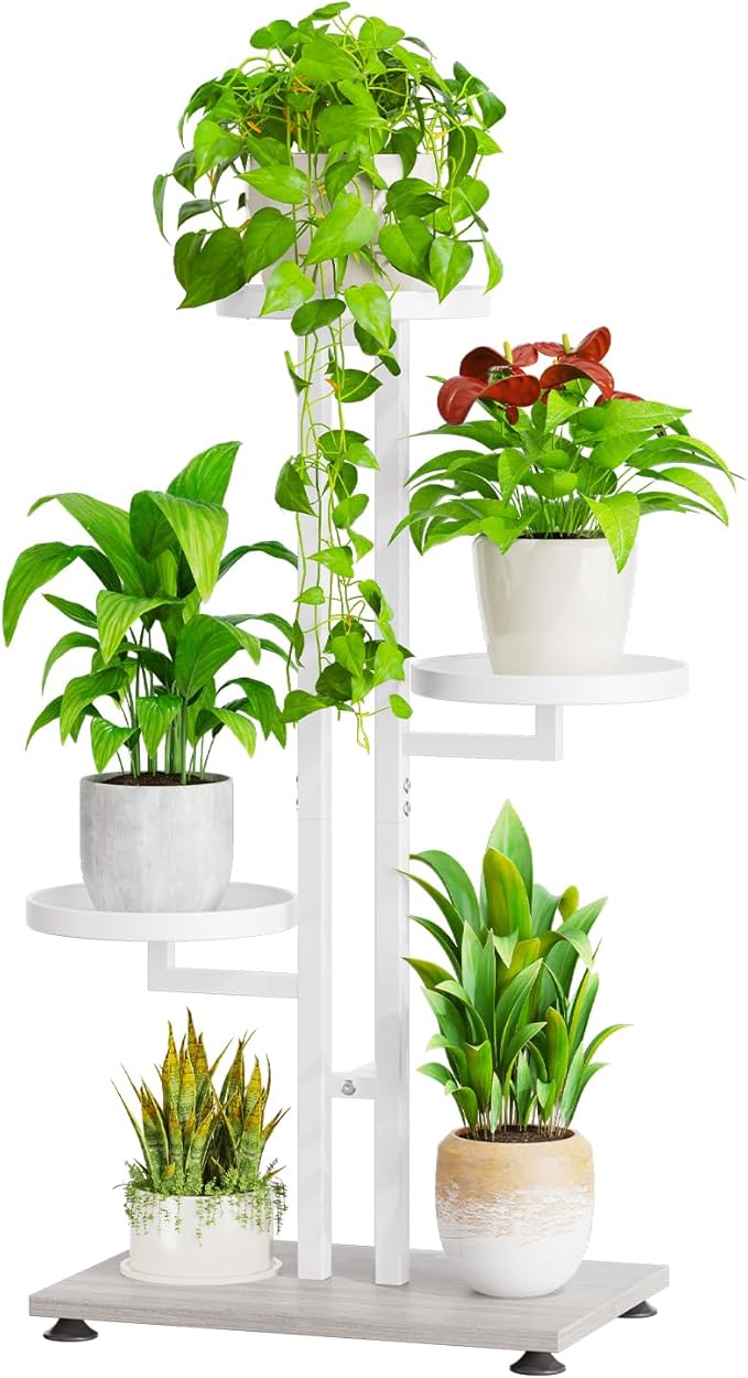 iDavosic.ly 3 Tier Plant Stand Indoor Outdoor, Tiered Corner Multiple Flower by iDavosicly