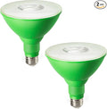 EDISHINE St.Patrick's Day/Easter Decorations PAR38 Green LED Flood Light Bulbs by EDISHINE