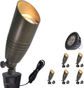COLOER Brass Landscape Spotlights, 6 Pack Landscape Light Fixture by COLOER