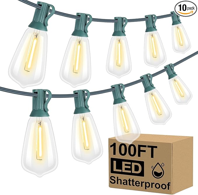 Brightever LED Outdoor String Lights 100FT by Brightever