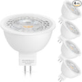 Mlambert 4 Pack MR16 LED Bulbs 50W Halogen Equivalent 2700K, 5W GU5.3 MR16 12V by Mlambert
