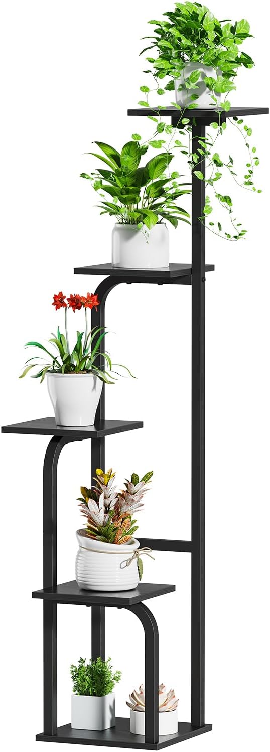 5 Tier Plant Stand Indoor, Plant Shelf by Asgolion