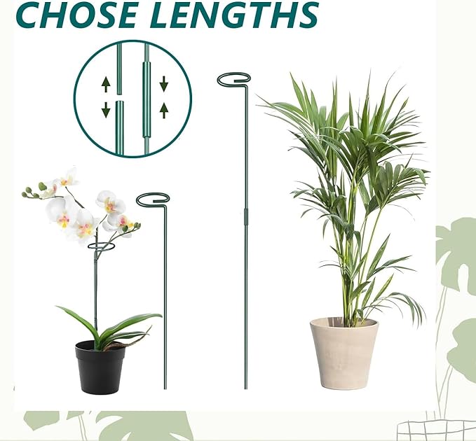 MAFONE 6 Pack 24inch Plant Support Stakes, Plant Stick - Image 7