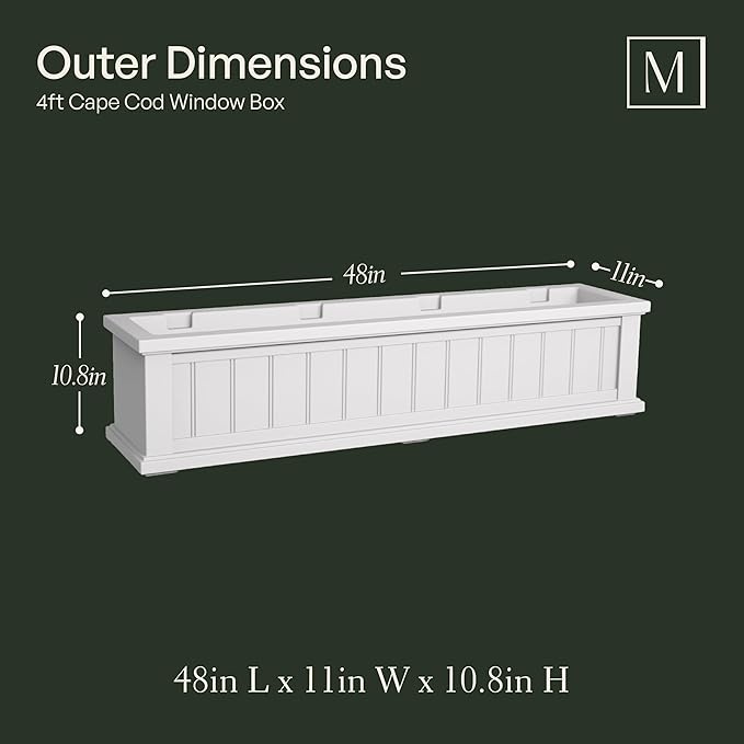 Mayne Cape Cod 4ft Window Box - Image 6