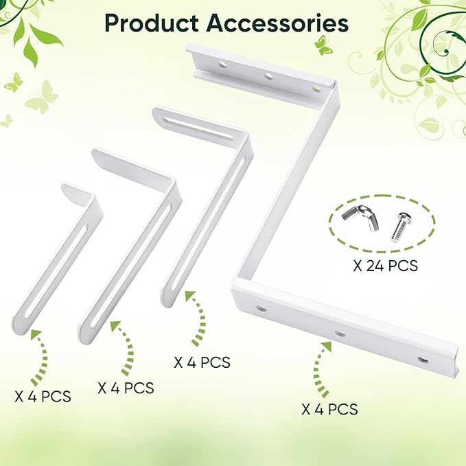 Adjustable Planter Box Bracket, Flower Box Holder Brackets - Image 5